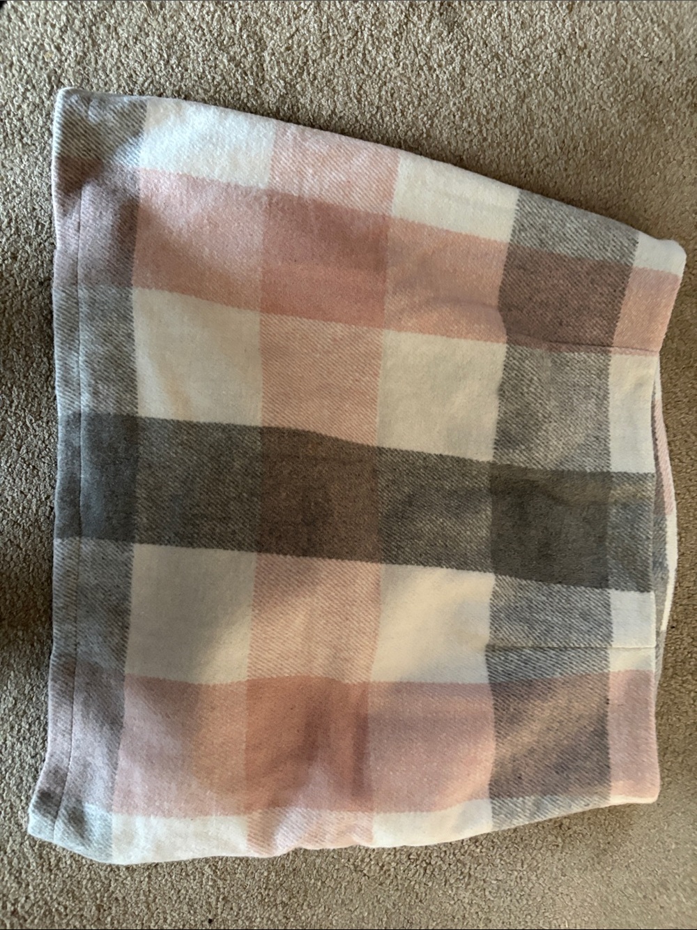 Amazon Women's Plaid Mini Skirt in Pink, Gray, White